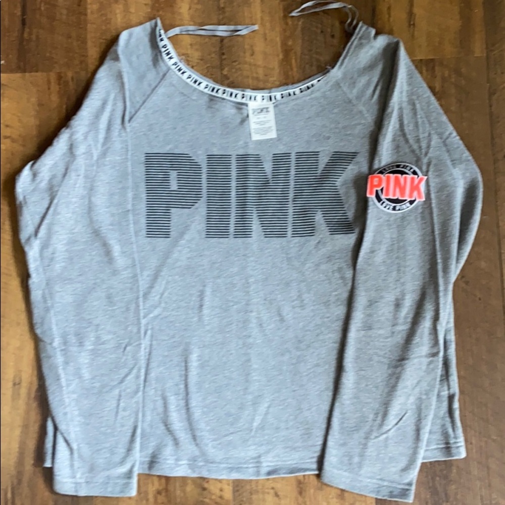 PINK Victoria Secret Off the Shoulder Sweatshirt